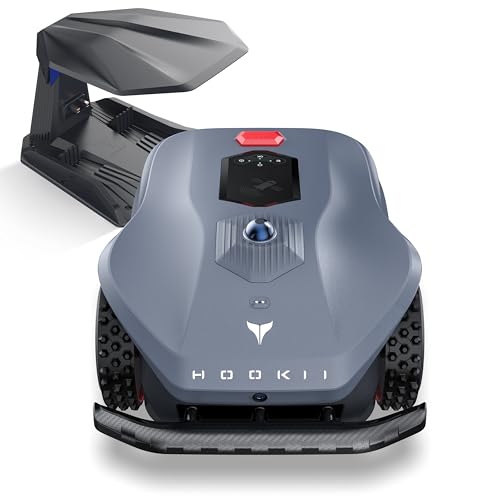 HOOKII Robot cortacésped Neomow X LE sin cable límite, hasta 1500㎡, 3D LiDAR SLAM+Vision Fusion, no requiere estación RTK, con módulo 4G y GPS, altura de corte 30-85 mm, inclinación de 45°, silencioso