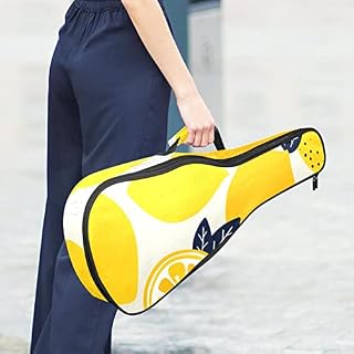 Housse pour ukulélé jaune fruit citron 10 mm rembourrage épais 53,3 cm sac de transport pour ukulélé avec sangles… - Les Beatles, Paul McCartney, John Lennon, RIngo Starr, George Harrison Housse pour ukulélé jaune fruit citron 10 mm rembourrage épais 53,3 cm sac de transport pour ukulélé avec sangles… – Image 6
