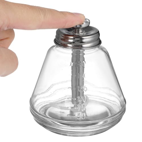 Botella de vidrio para quitaesmalte con bomba de presión de 180ml para uñas 5