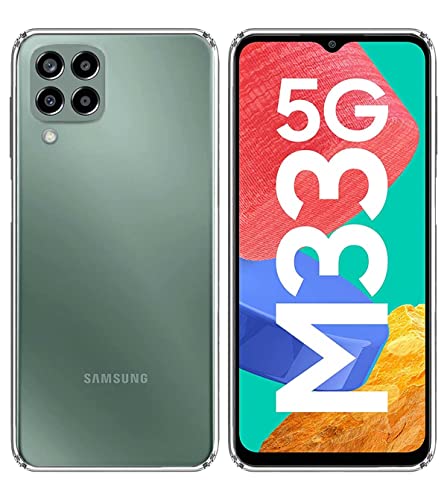 Image of Transparent Soft Silicone TPU Flexible Back Cover Compatible with Samsung Galaxy M33