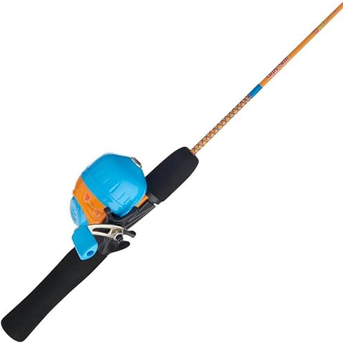 Miniatura 2 de Ugly Stik® Mattel Hot Wheels Spincast Combo de 3 pies - Combo de pesca para niños, cómodo mango de EVA para manos pequeñas, multiparada