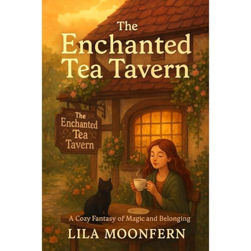 The Enchanted Tea Tavern — A Cozy Fantasy of Magic and Belonging Audiolibro Por Lila Moonfern arte de portada