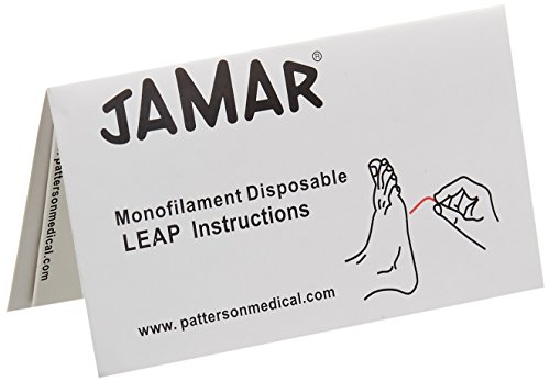 Jamar 40514 Disposable Monofilament Measuring Tool for Diabetic Foot & Neuropathy Screening LOPS or LEAP Evaluation, Pack of 20