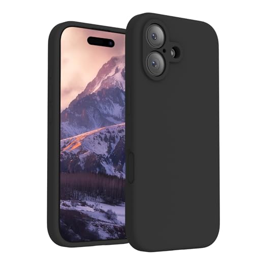 Image of FireNova Magnetic for iPhone 17 Case, Compatible with MagSafe, [Integrated Silicone Camera Control Button] [Camera Protection] Anti-Scratch Microfiber Lining Phone Case, 6.3 inch, Black