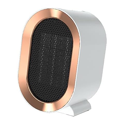 1200W Ceramic Fan Heater, Electric Fan Heater, Fast Heating, Energy Saving, 2-speed Wind Speed, Low Noise Overheating Protection, Space Heater Suitable for Office, Bedroom, Living Room (White) Cover