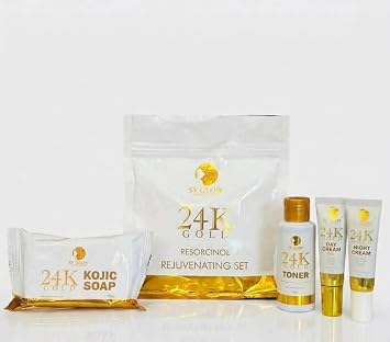 SY Glow 24K Rejuvaniting 4- Step Set with Resorcinol & Niacinamide