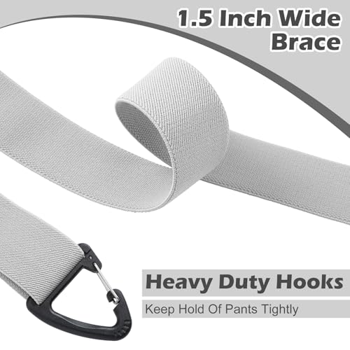 Image of Sintege X Back Hidden Suspender 1.5 Inches Under Clothing Heavy Duty Work Suspenders for Men Women