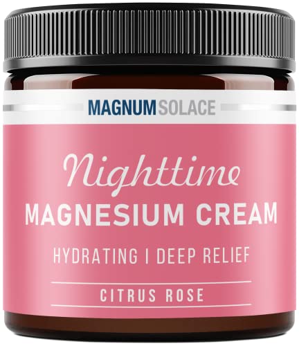 Magnum Solace Magnesium Lotion – Nighttime Magnesium Cream – Apply