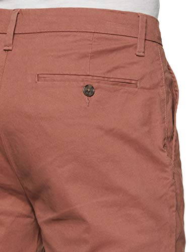 Image of Marks & Spencer Mens Solid Mid Rise Slim Fit Chinos