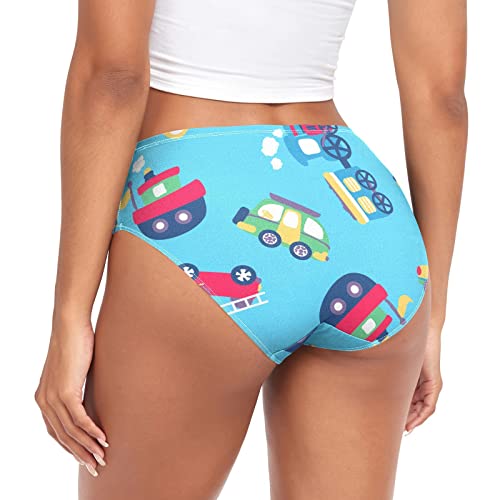 Umiriko Women's Bikini Panties Cartoon Car Underwear Sexy For Women Xl 21423833 #TOP2