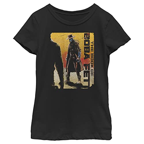 STAR WARS Little, Big Book of Boba Fett Takeover Time Girls Short Sleeve Tee Shirt