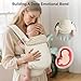 Tivellary Reversible Baby Carrier, Khaki Solid & Houndstooth; Lightweight, Cooling & Breathable Lyocell Fabric; Ergonomic Lumbar Support and Quick Hands-Free Wear for Newborn to Toddler (7–44 lbs)