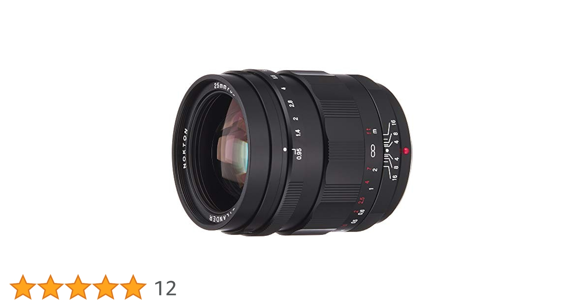 【美品】Voigtländer 25mm F0.95 単焦点レンズ Amazon.co.jp: フォクトレンダー VoightLander 単焦点レンズ