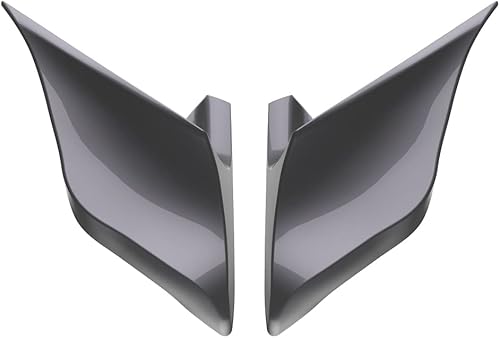 Miniatura 467 de Advanblack Barracuda - Cubiertas laterales estiradas plateadas (brillantes), paneles extendidos para Harley Touring Street Glide Road Glide Electra