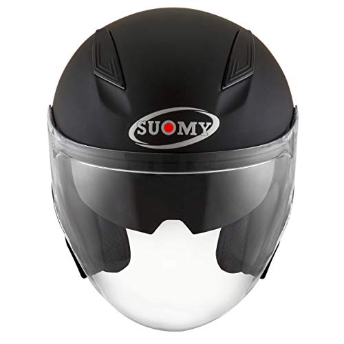 Suomy Casco Speedjet Plain, Matt Black, M