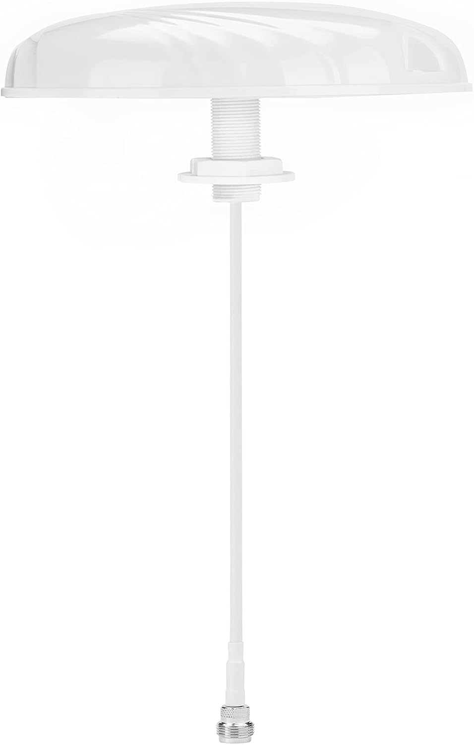 Ultra Thin Dome Ceiling Antenna, Omni-Directional Indoor Antenna, Wide Band Mount Dome Ant with N-Female Connector for Cell Phone Signal Booster Router Gateway (698 to 4000 MHz)