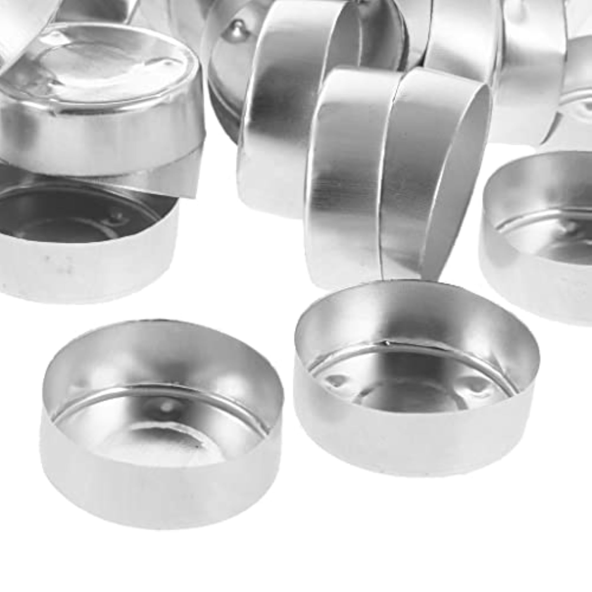 200 Pieces Empty Aluminum Tealight Cups