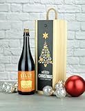 Silly Saison Beer Christmas Wood Box Gift