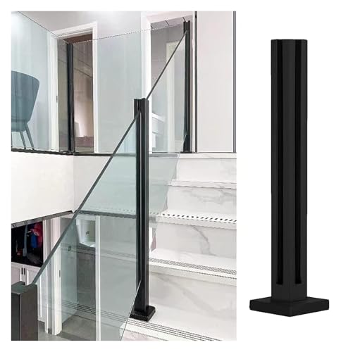 Poteaux de balustrade en acier inoxydable pour sécuriser la terrasse en verre de votre maison