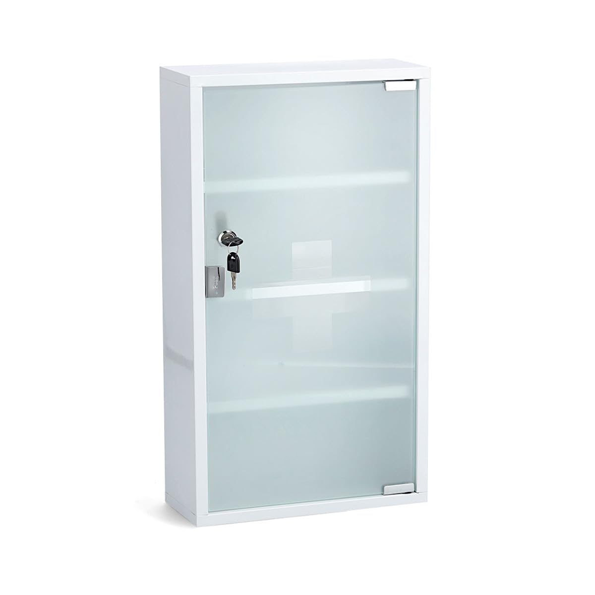 Zeller 18122 Medizinschrank, Metall, weiß