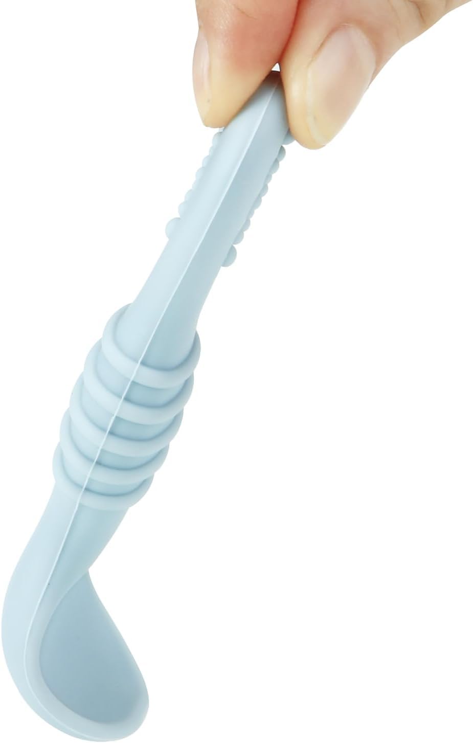 PandaEar Lot De 2 Assiettes Bébé En Acier Inoxydable Avec Ventouse Et 2 Cuillères, Set D’Alimentation Pour Bébé Et Tout-Petit, Assiettes Compartimentées Pour La DME, Sans BPA (Bleu/Vert)