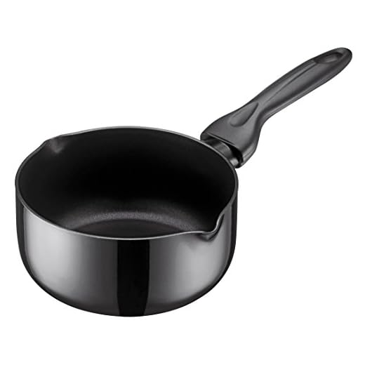 Kuhn Rikon 30279 Cucina non-stick mjölkpanna, 16 cm, svart