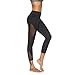 Homebaby Vintage Leggings Sportivi Donna Push Up - Eleganti Leggings Sport Opaco Yoga Fitness Spandex Palestra Pantaloni Leggins - Pantaloni Tuta Donna- Abbigliamento fitness donna (S, Nero)