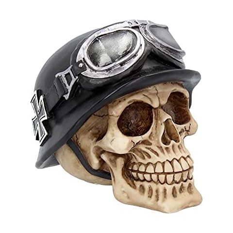 Nemesis Now Iron Cross Skull Figurine 17cm Cover