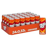 Mezzo Mix , Einzigartiges Mischgetränk aus Cola & Orange in stylischen Dosen , 24 x 330ml