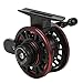 SPYMINNPOO High Speed Metal Fly Fishing Reel Wheel with 3.0:1 Ratio for Both Right & Left Hand Front Ice Fishing Line Reel (Right Hand)