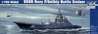 Trumpeter 1/700 USSR P.Velikiy Soviet Navy Battle Cruiser Model Kit