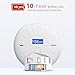3 Pack 10 Year Battery Operated Smoke Detector and Carbon Monoxide Detector, Travel Portable Photoelectric Fire Co Alarm for Home, Kitchen