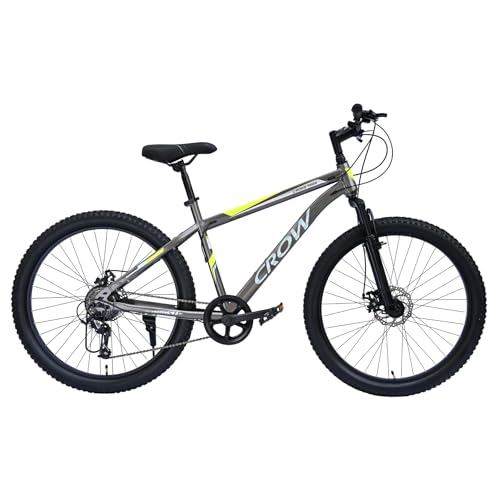 Image of CROW - Cross TRAK 7 Speed Gear Cycle | 29 inch T Cycle for Boys 12 to 15 Years | Bicycle for Men Adult | Mountain Bike with Front Suspension & Dual Disc Brakes| Unisex 29 INCH MTB Cycle for Men |