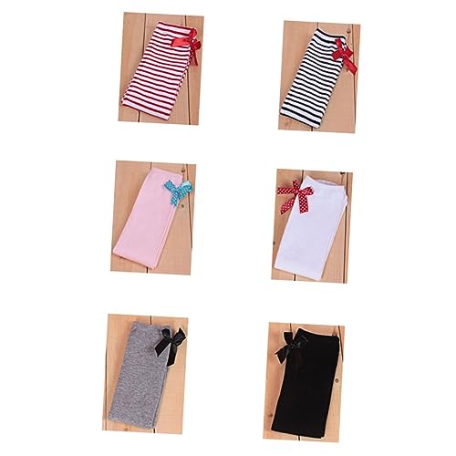 Striped Stocking Bow Knee Socks High Socks Over The Knee Sock Thigh Socks High Socks Black2