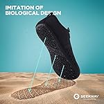 SEEKWAY Water Shoes Quick-Dry Aqua Socks Barefoot Slip-on for Beach Pool Swim River Yoga Lake Surf Women Men Black SK001 - Image 2