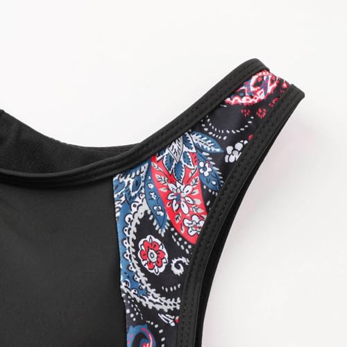 Maillot tankini blouson masquant les imperfections avec shorty couvrant à poches