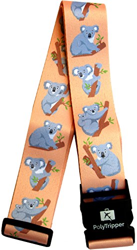 Image of Luggage Strap - Original Premium Designs - Recognize Your Suitcase (Koalas)