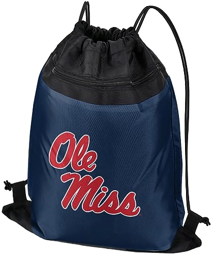 Campus Lab University of Mississippi Primary Logo Drawstring Backpack Gym