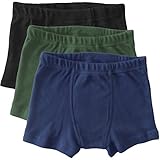HERMKO 2900 3er Pack Jungen Pants - Reine Bio-Baumwolle, Größe:164, Farbe:Mix s/m/o