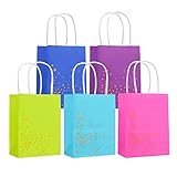 🌈 Bolsas Para Chuches Múltiples Opciones: 5 colores azul, morado, verde, amarillo y naranja. 7 piezas de cada color. los ricos en múltiples colores te traerán un estado de ánimo más feliz.