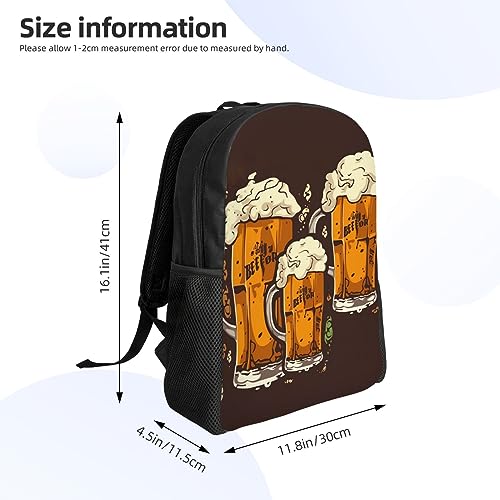 Mochila impermeable de hombro ligera para día casual miniatura 4