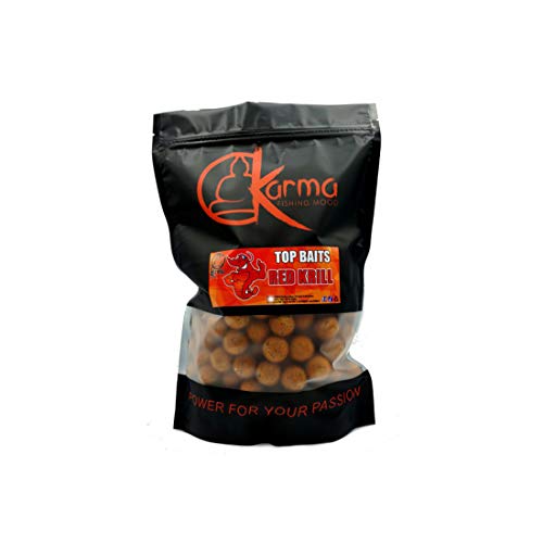Fish Life Boiles Karma Top Baits Red Krill - 1Kg. (14Mm)