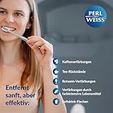 PERLWEISS White & Gloss Whitening Zahncreme - für sofort sichtbare weißere Zähne & bis zu 2 Stufen heller in 1 Woche - mit Pro-Shine-Komplex & Zahnschmelzschutz zur Zahnaufhellung, 50 ml