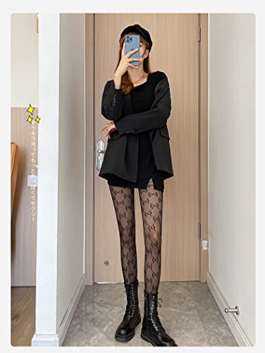 Image of Sahabowi Women's Sheer Tights, High Waist Pantyhose, Vintage Control Top Stockings,Shaping Pantyhose Slimming Butt Lifting