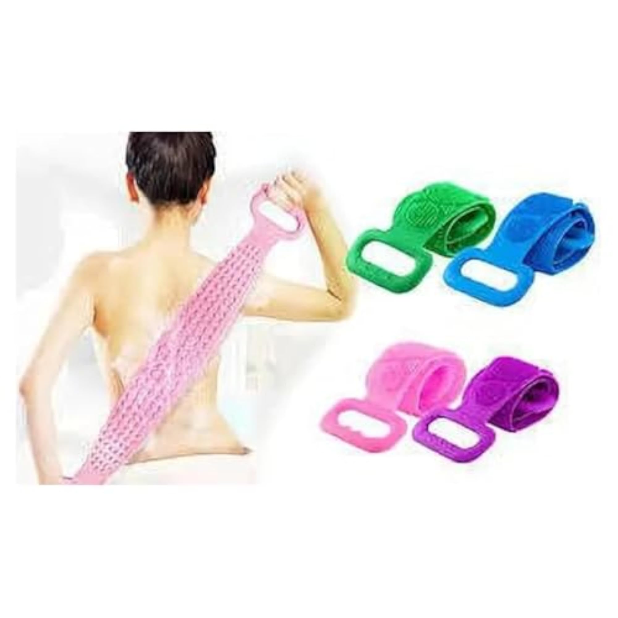Deep Cleansing Silicone Back Scrubber for Exfoliation