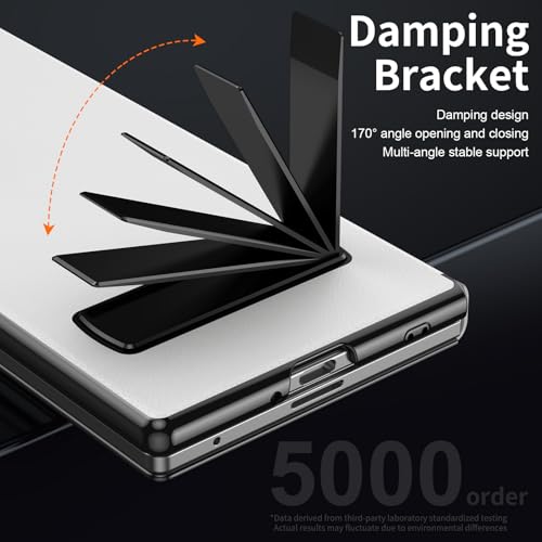 Coque Samsung Galaxy Z Fold7 Protection Intégrale Blanche PU