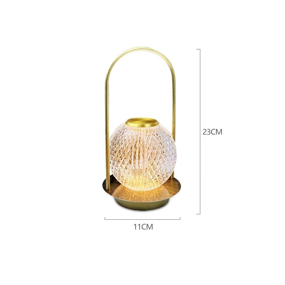 Lampada da comodino Lampada d'atmosfera portatile, luce notturna da campeggio for esterni, scrivania creativa, comodino