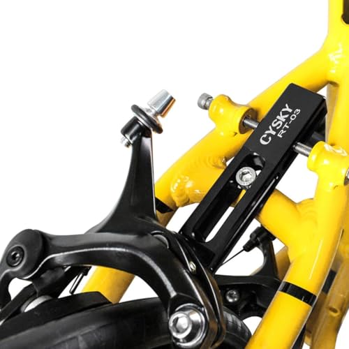 CYSKY Bike C Brake Extension Adapter, V Brake to C Brake Conversion Rack Converter Adapter for Road Bike Folding Bike (Black) - Image 4