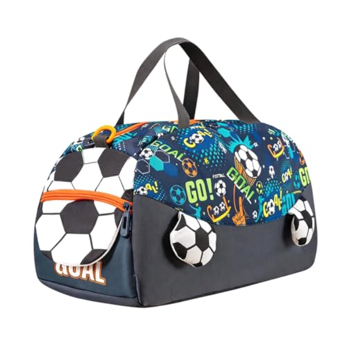 CEWROM Bolsa de deporte para niños, bolsa de viaje para niños, bolsa de natación para niños y niñas, impermeable, bolsa de viaje para fin de semana, bonita bolsa de fútbol al aire libre, bolsa de lona