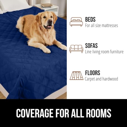 Gorilla Grip Cobertor 100% Impermeável Para Cães 52X82, Manta Essencial Para Animais De Estimação De
